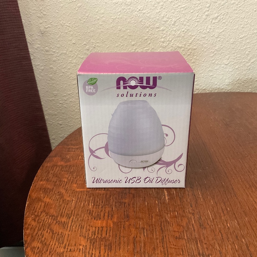 NOW Solutions - Ultrasonic USB Oil Diffuser NIB